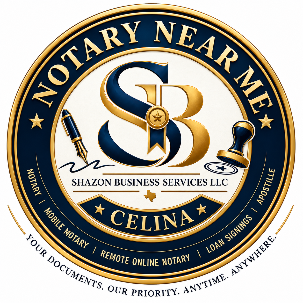 Notary Near Me Celina official logo